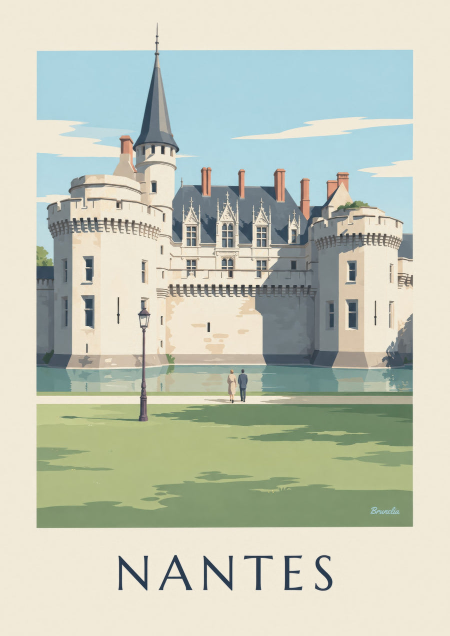 Plakát Château des ducs de Bretagne v Nantes