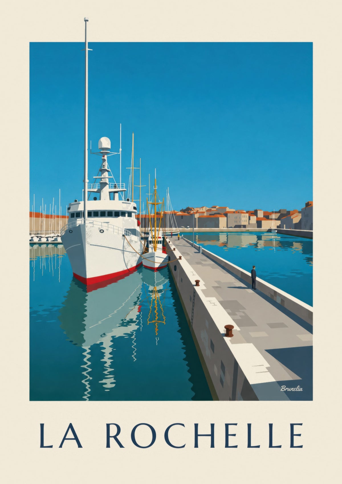 Affiche Bassin des Chalutiers à La Rochelle